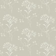 Magnolia Home Wildflower Cupola (Light Grey)/White Wallpaper