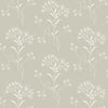 Magnolia Home Wildflower Cupola (Light Grey)/White Wallpaper