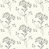 Magnolia Home Wildflower Black on White Wallpaper