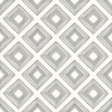 Magnolia Home Diamond Sketch Black on White Wallpaper
