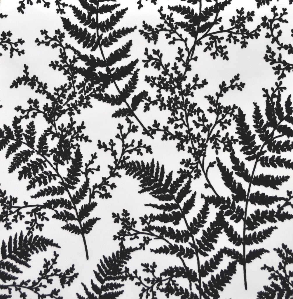Magnolia Home Forest Fern Black Wallpaper