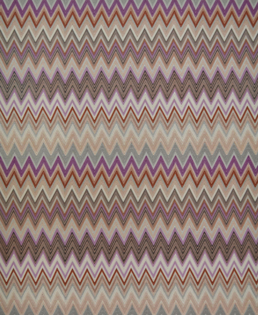 Missoni Zig Zag Multicolore Purples Wallpaper