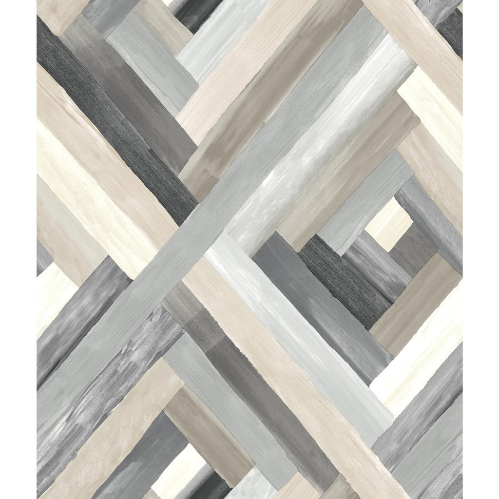 York Wynwood Geometric Grey Wallpaper