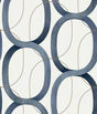York Designer Series Interlock Navy Wallpaper