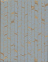 York Designer Series Perfect Petals Blue/Gold Wallpaper