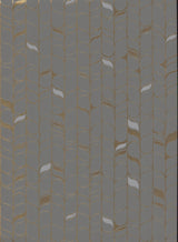 York Designer Series Perfect Petals Gray/Gold Wallpaper