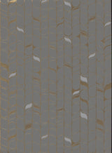 York Designer Series Perfect Petals Gray/Gold Wallpaper