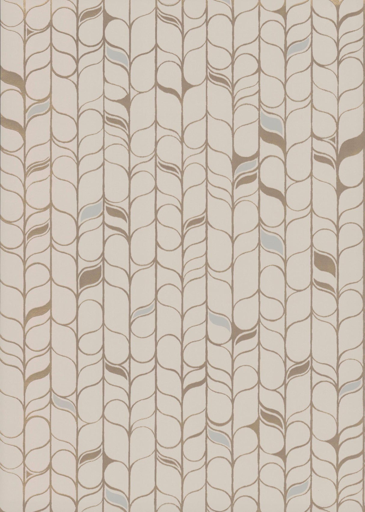 York Designer Series Perfect Petals Beige/Gold Wallpaper