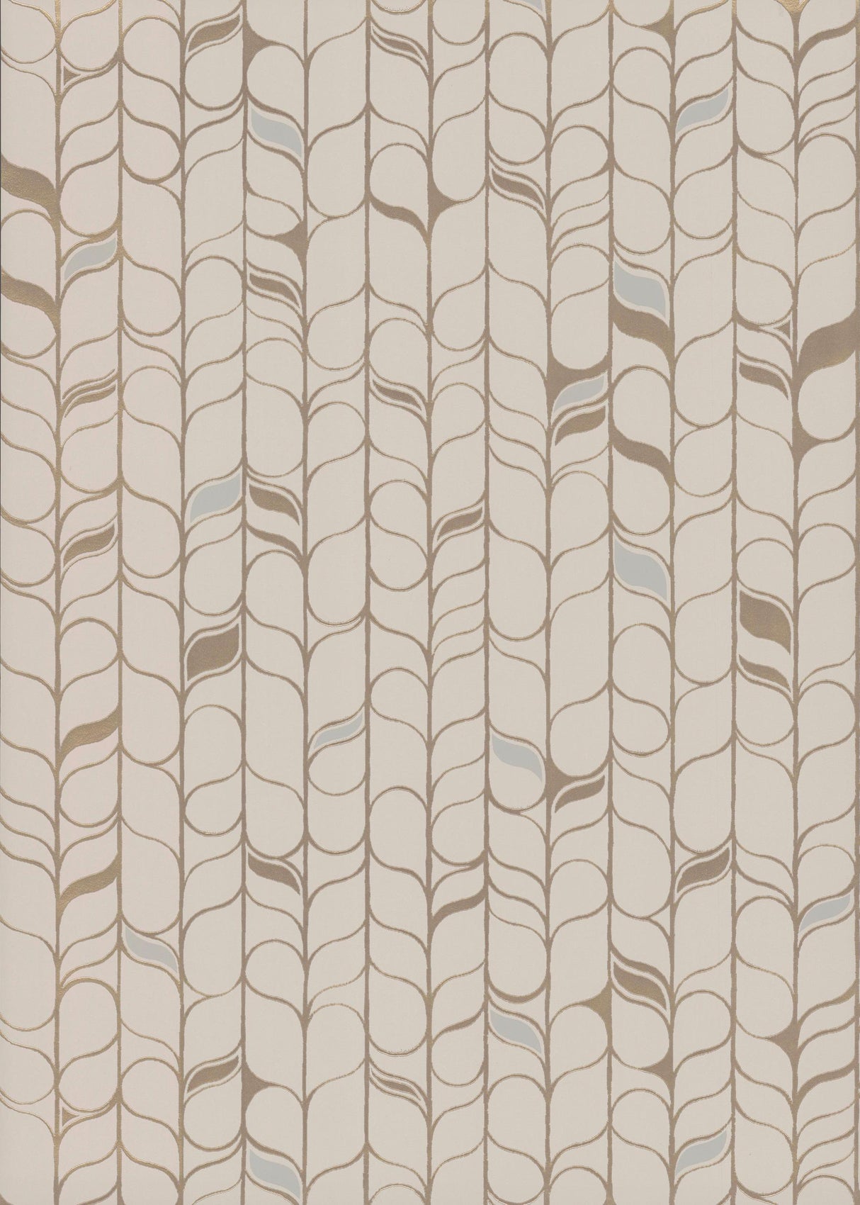 York Designer Series Perfect Petals Beige/Gold Wallpaper