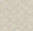 York Designer Series Modern Shell Gray/Beige Wallpaper