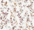 York Designer Series Joyful Eucalyptus Purple Wallpaper