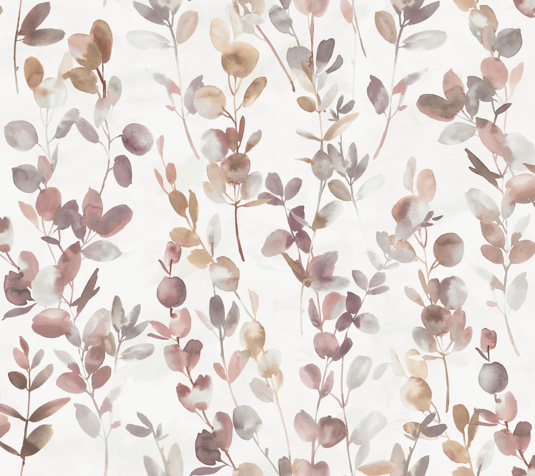 Candice Olson Joyful Eucalpytus Purple Wallpaper by Candice Olson
