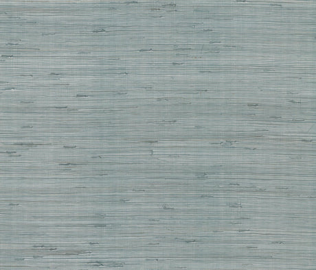 York Designer Series Metallic Jute Silver/Aqua Wallpaper