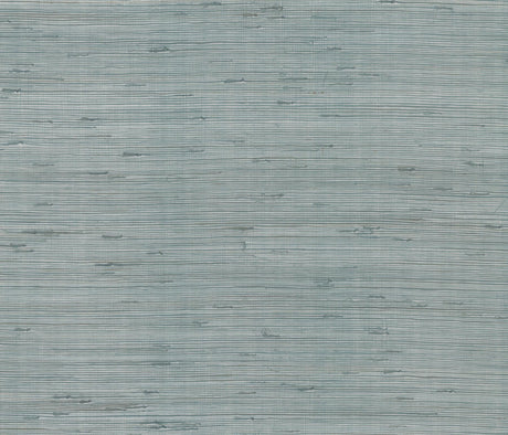 York Designer Series Metallic Jute Silver/Aqua Wallpaper