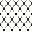 York Modern Trellis Blacks Wallpaper