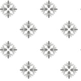 York Honey Bee Black/White Wallpaper