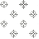 York Honey Bee Black/White Wallpaper