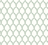 Rifle Paper Co. Laurel Green/White Wallpaper