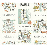 Rifle Paper Co. City Maps Mint Wallpaper