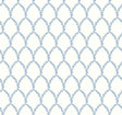 Rifle Paper Co. Laurel Blue/White Wallpaper