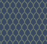 Rifle Paper Co. Laurel Navy Wallpaper