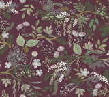 Rifle Paper Co. Juniper Forest Burgundy Wallpaper