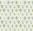 Rifle Paper Co. Hawthorne Blue/Green Wallpaper