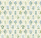Rifle Paper Co. Hawthorne Blue/Green Wallpaper