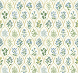 Rifle Paper Co. Hawthorne Blue/Green Wallpaper