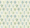 Rifle Paper Co. Hawthorne Blue/Green Wallpaper