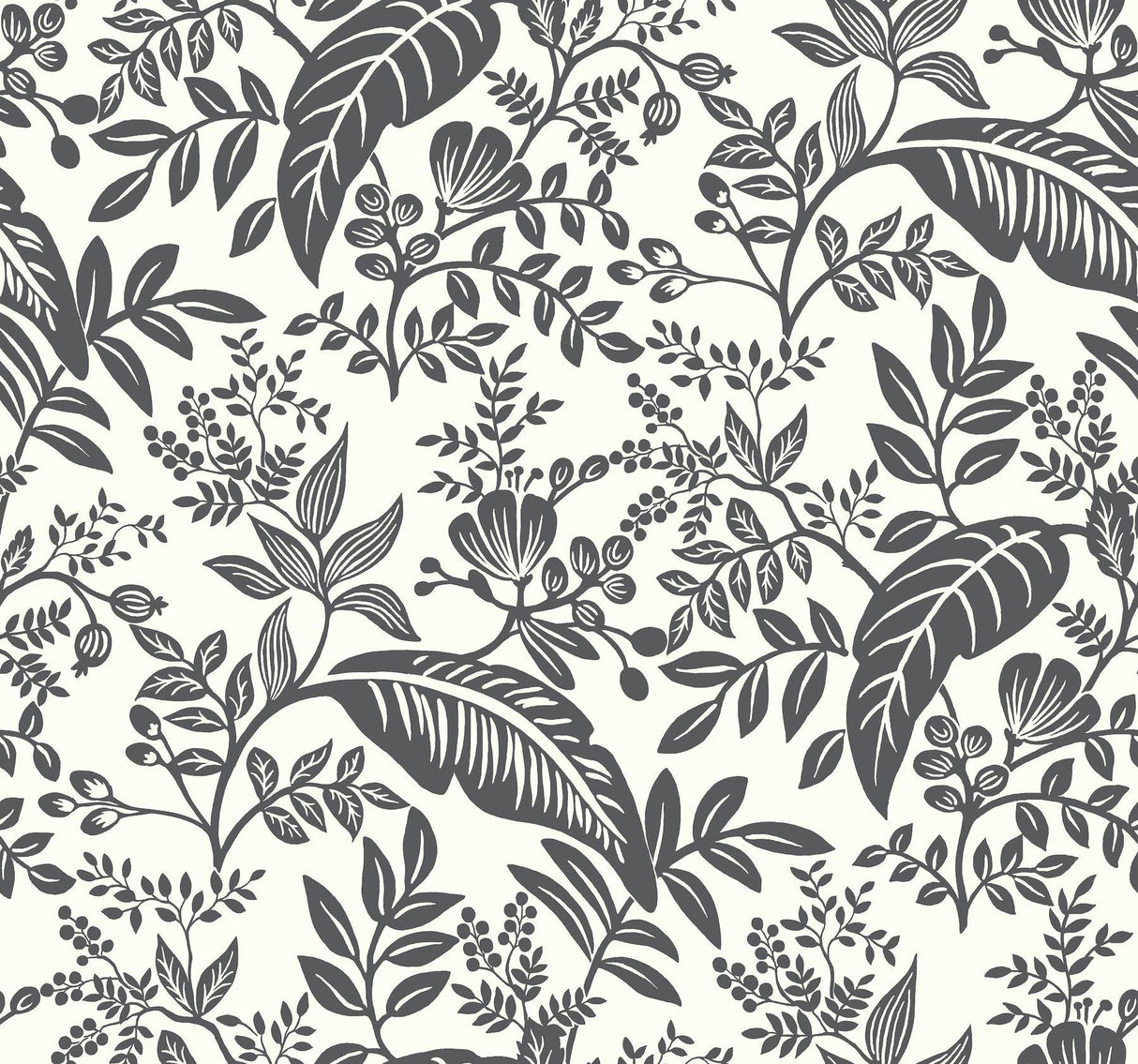 Rifle Paper Co. Canopy Black/White Wallpaper
