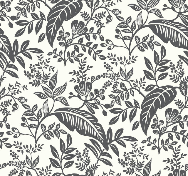 Rifle Paper Co. Canopy Black/White Wallpaper