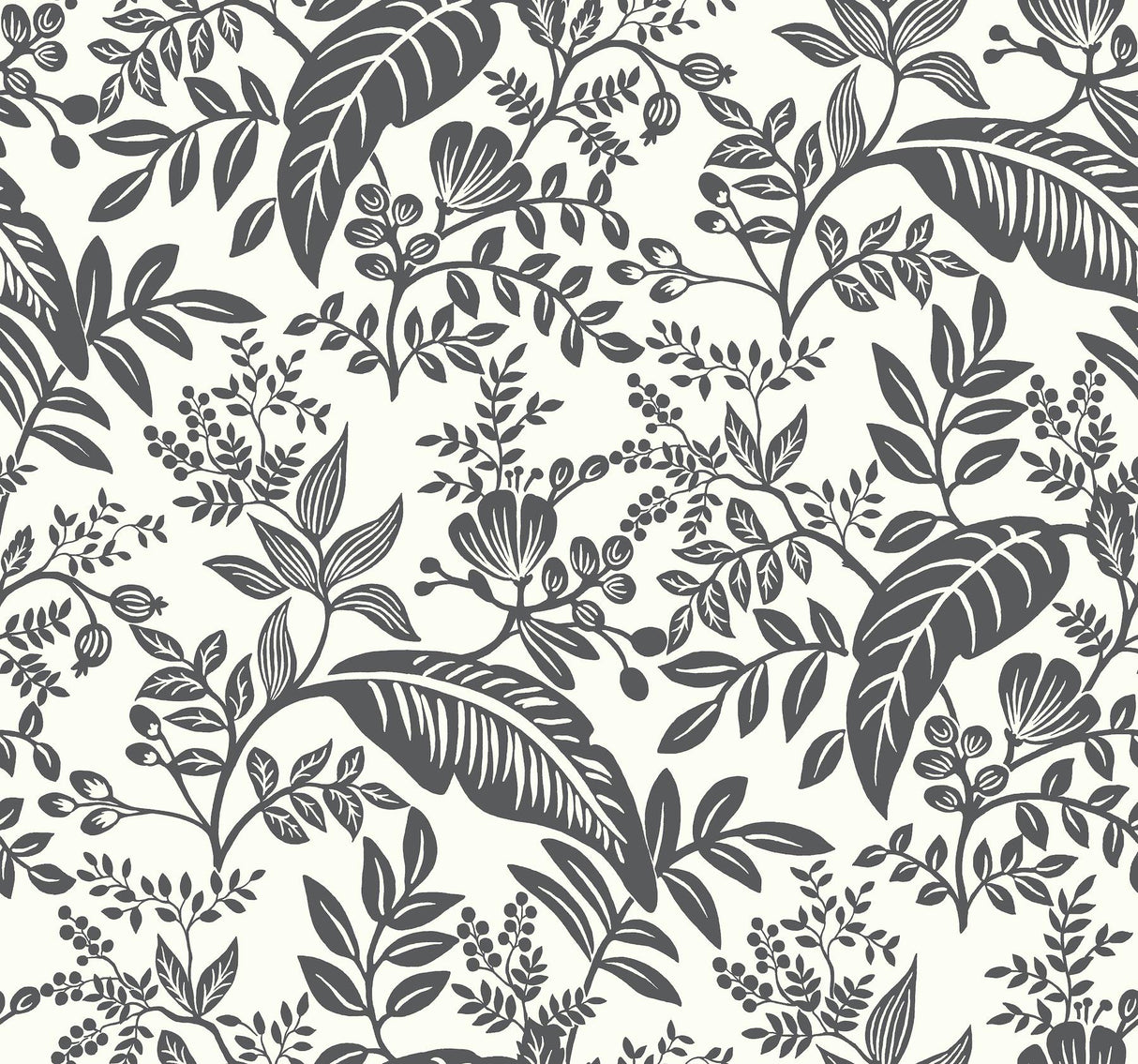 Rifle Paper Co. Canopy Black/White Wallpaper