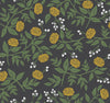 Rifle Paper Co. Peonies Black/Gold Wallpaper