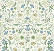 Rifle Paper Co. Wildwood Blue/Green Wallpaper