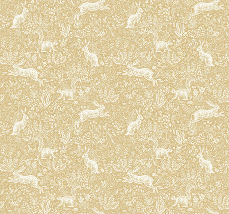 Rifle Paper Co. Fable Gold Wallpaper