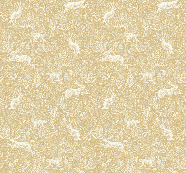 Rifle Paper Co. Fable Gold Wallpaper