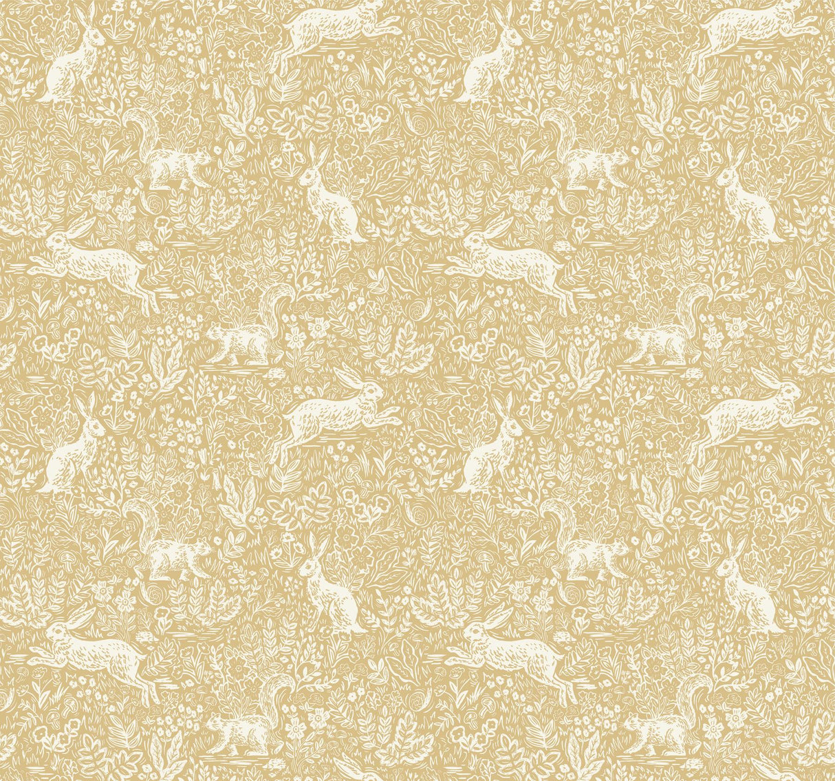 Rifle Paper Co. Fable Gold Wallpaper