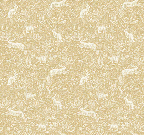 Rifle Paper Co. Fable Gold Wallpaper