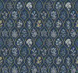 Rifle Paper Co. Hawthorne Navy/Gold Wallpaper