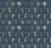 Rifle Paper Co. Hawthorne Navy/Gold Wallpaper