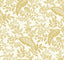 Rifle Paper Co. Canopy Gold/White Wallpaper