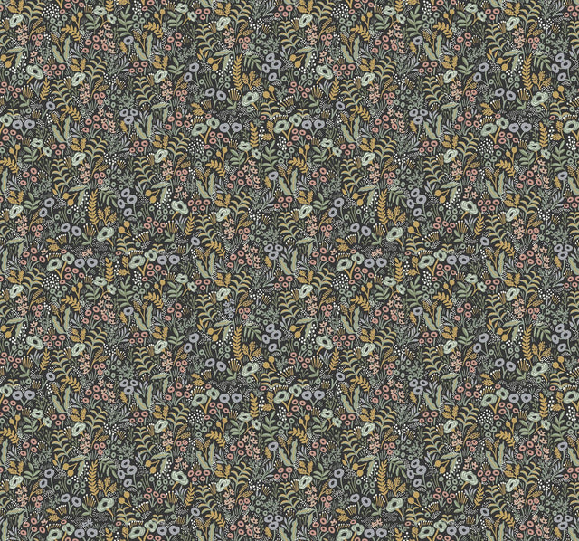 Rifle Paper Co. Tapestry Black Wallpaper