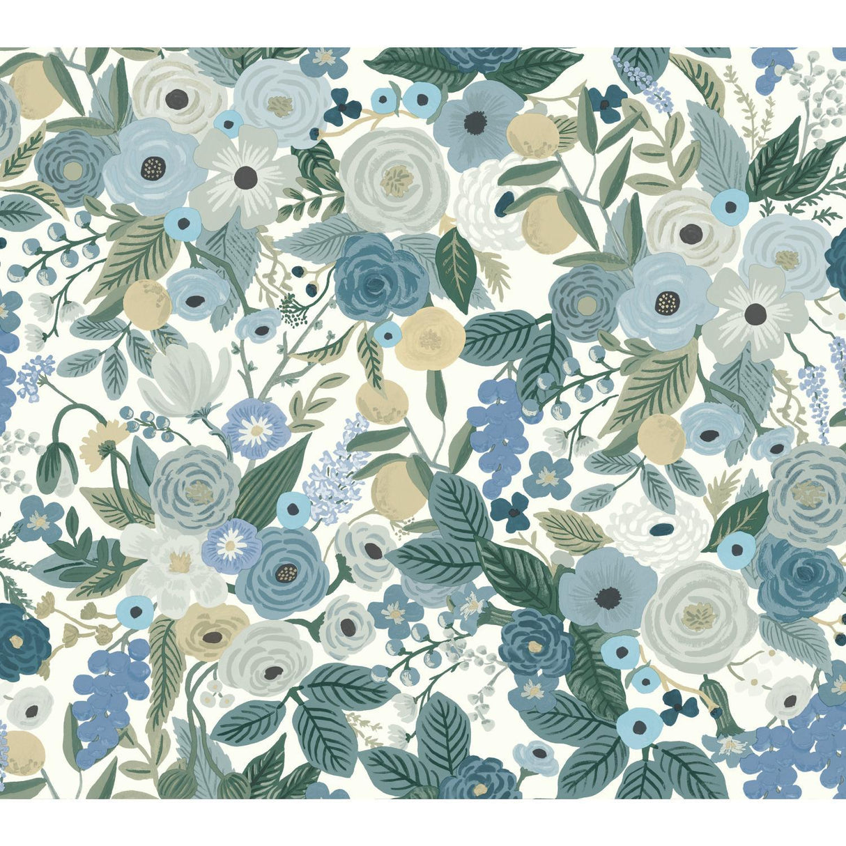 Rifle Paper Co. Garden Party Blues Wallpaper
