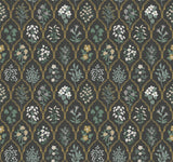 Rifle Paper Co. Hawthorne Black/Cream Wallpaper
