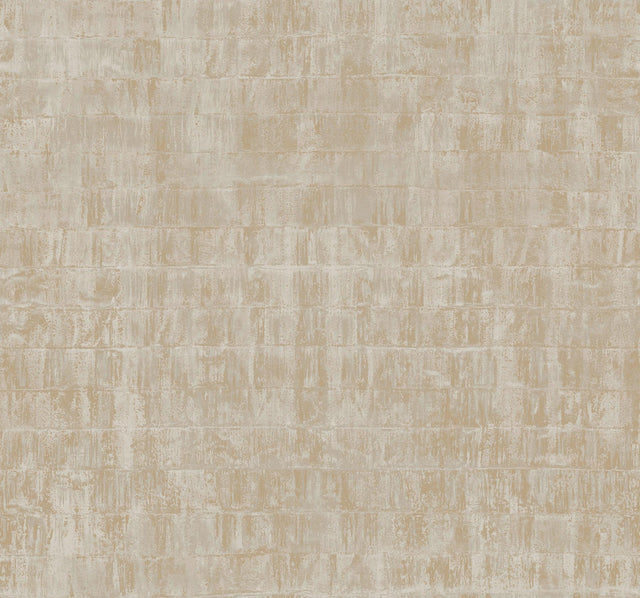 Ronald Redding Designs Liquid Metal Taupe Wallpaper