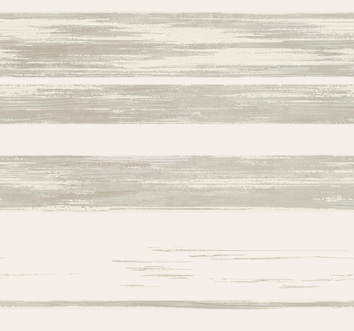 Ronald Redding Designs Horizontal Dry Brush White/Grey Wallpaper