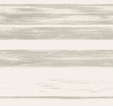 Ronald Redding Designs Horizontal Dry Brush White/Grey Wallpaper