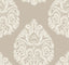 Ronald Redding Designs Teardrop Damask Beige Wallpaper
