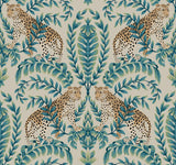 Ronald Redding Designs Jungle Leopard Taupe Wallpaper